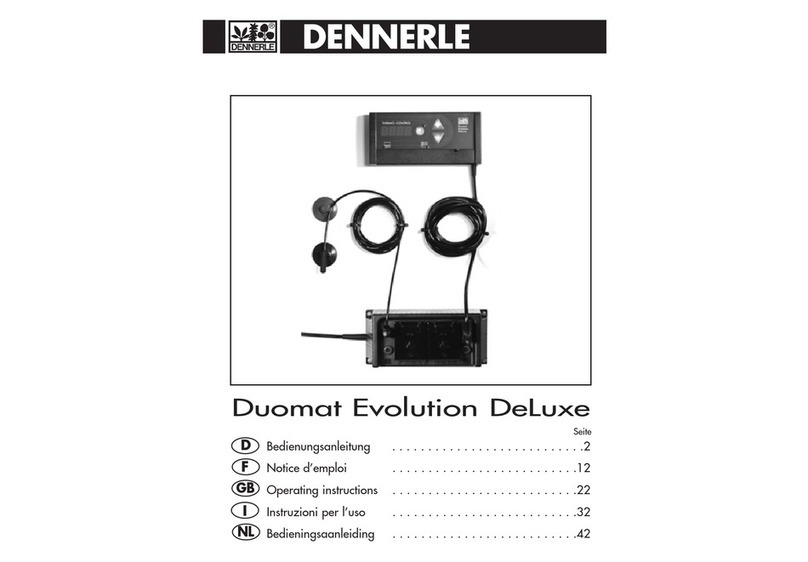 Dennerle Duomat Evolution DeLuxe Instructions for use