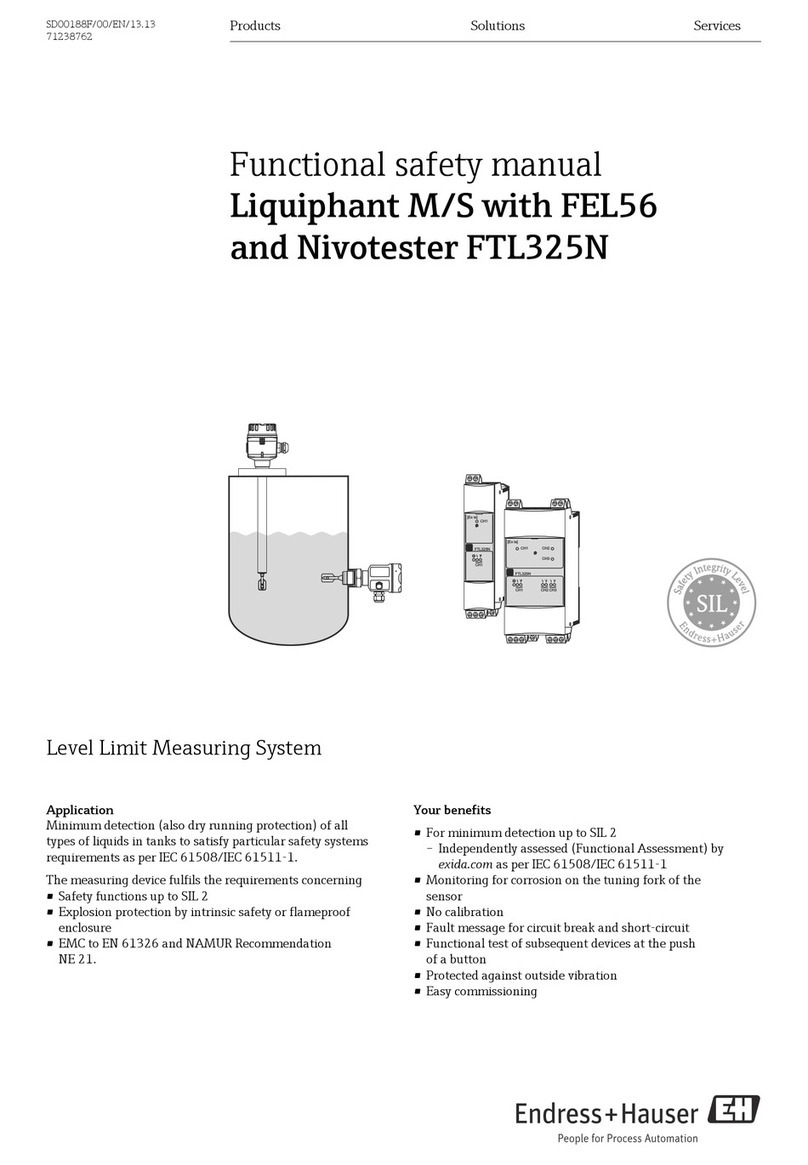 Endress+Hauser Liquiphant M with FEL56 Instructions for use