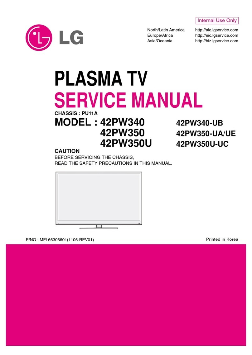 LG 42PW340 Service manual