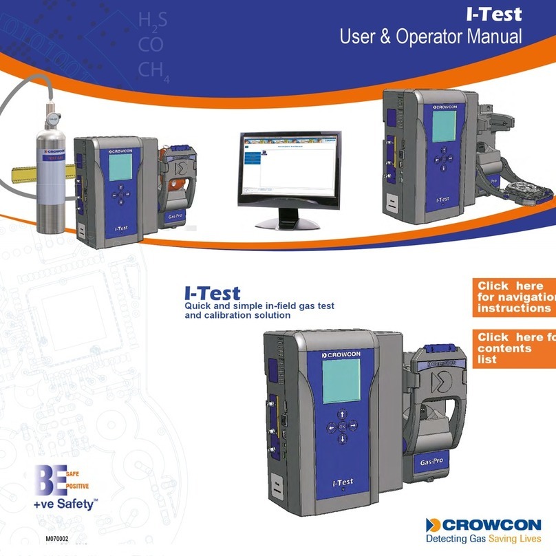 Crowcon I-Test User's operation manual
