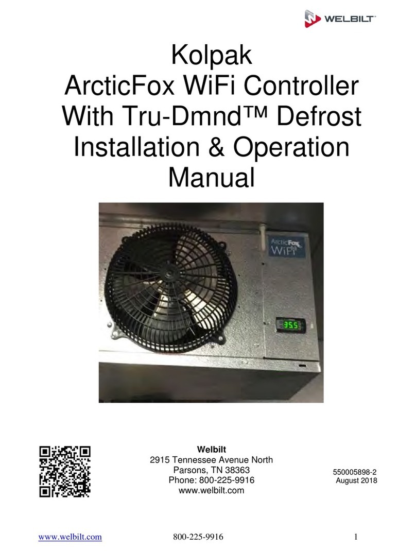 Welbilt ArcticFox Installation & operation manual