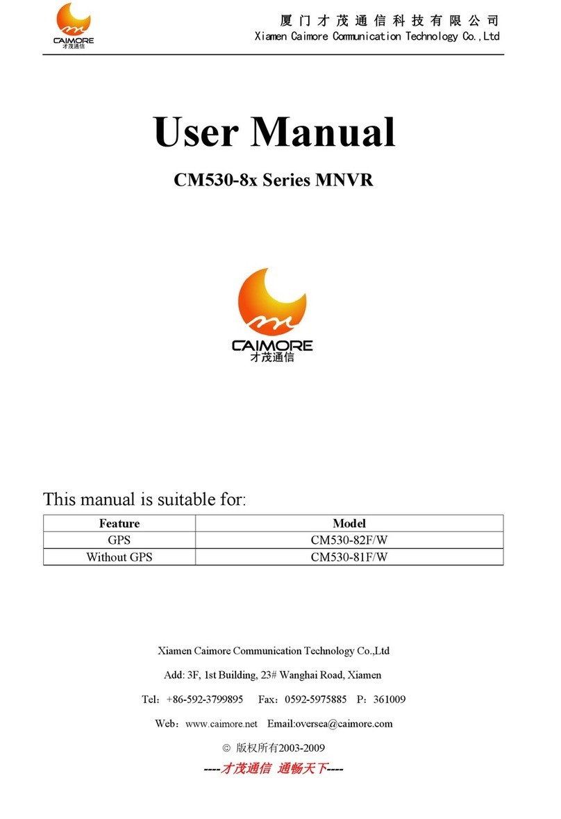 Caimore CM530-8 Series User manual