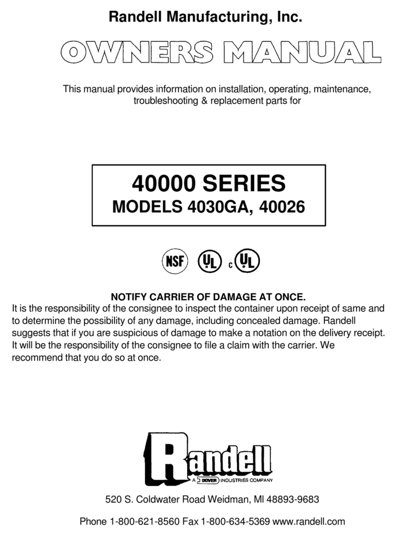 Randell 40000 Series User manual