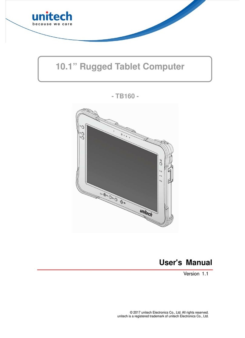 Unitech TB160 User manual Unitech TB160 User manual