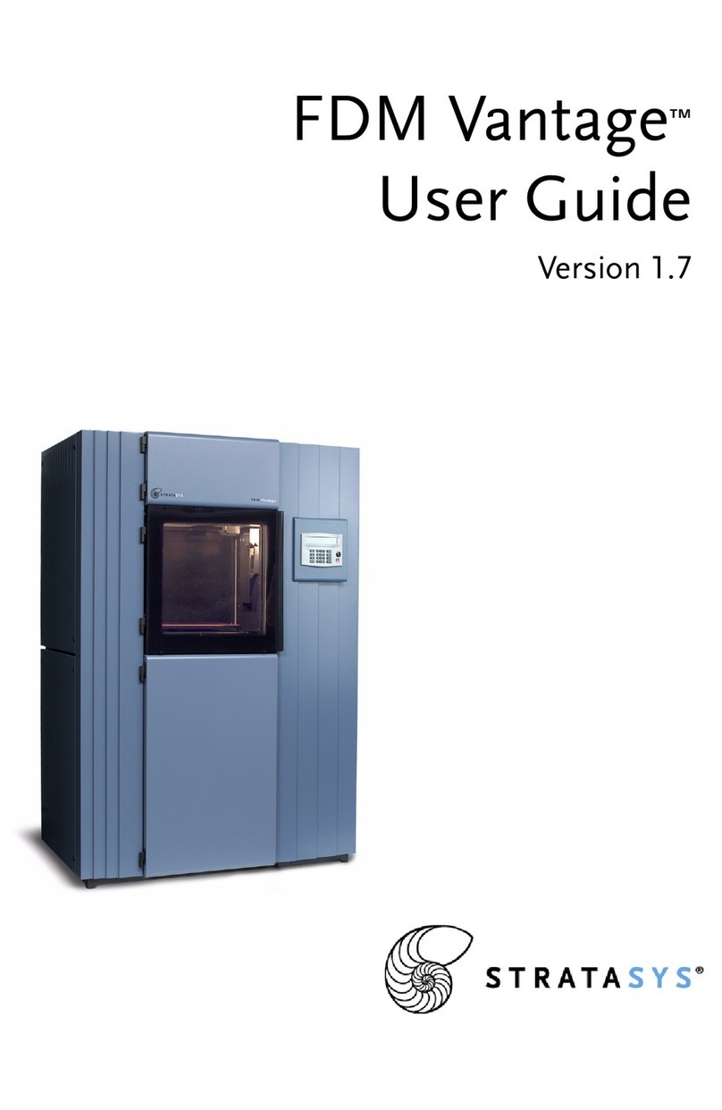 Stratasys FDM Vantage Series User manual