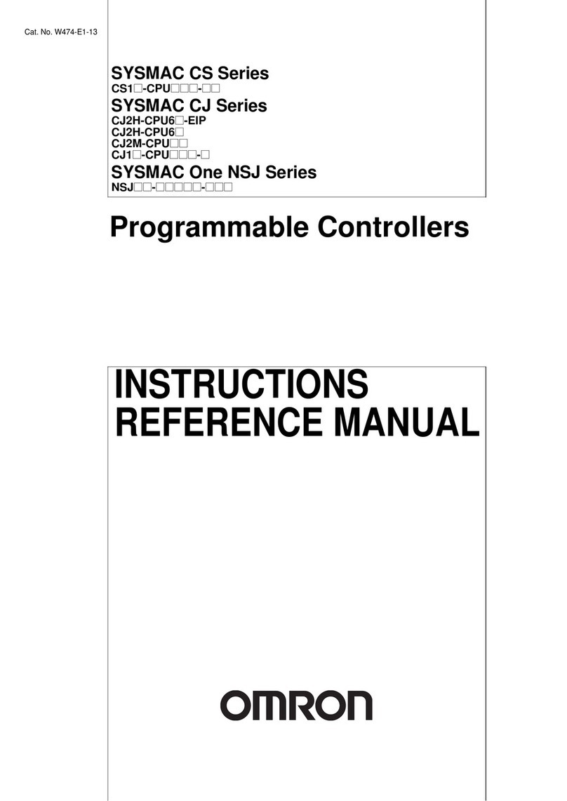 Omron SYSMAC CS Series User manual