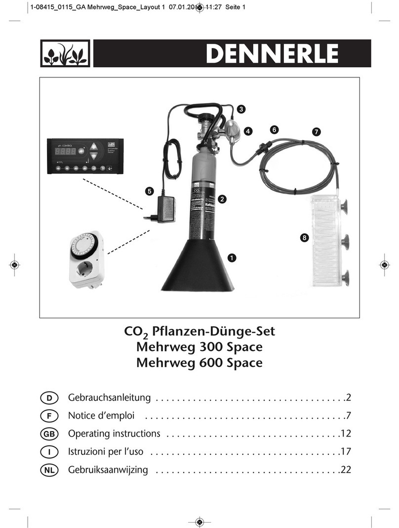 Dennerle Reusable 300 Space operating instructions
