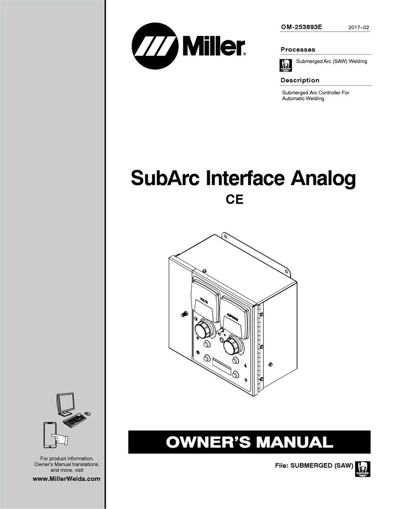 Miller SubArc owner's manual