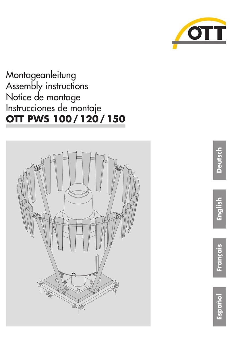 OTT PWS 120 User manual