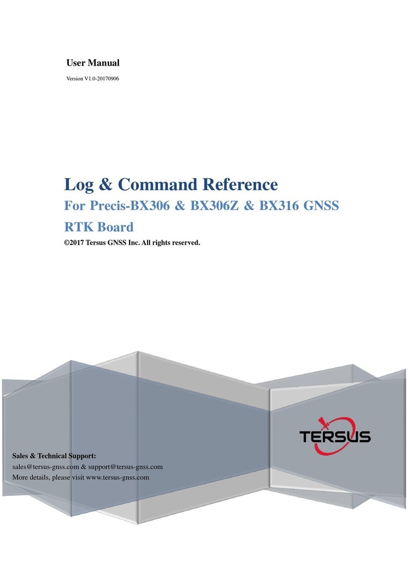TERSUS GNSS RTK Board Series User manual