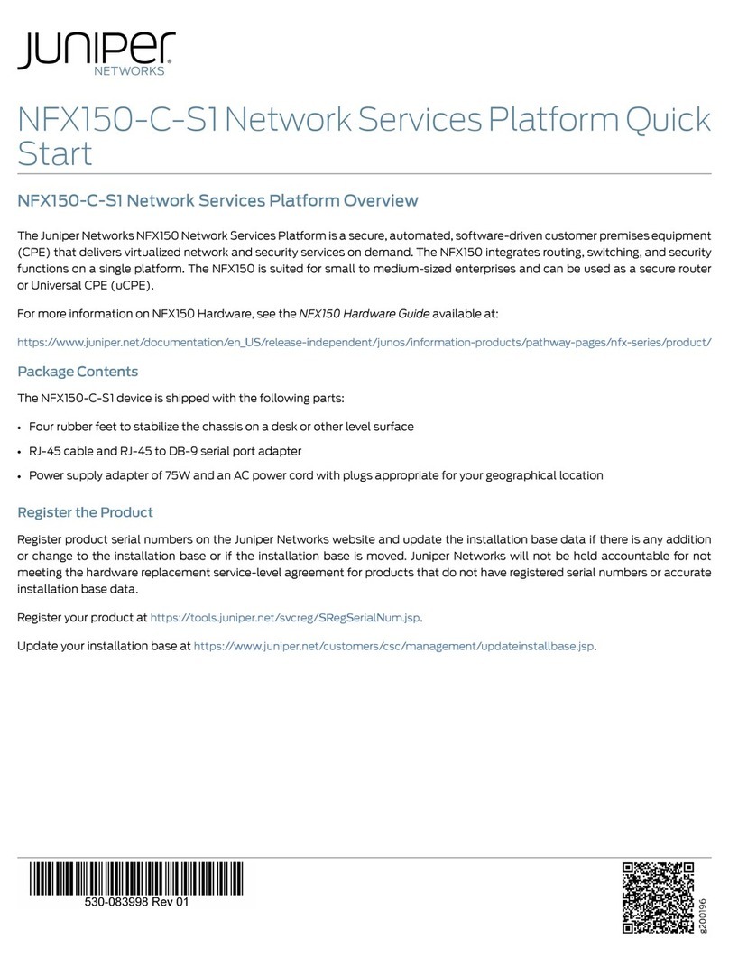 Juniper NFX150-C-S1 User manual