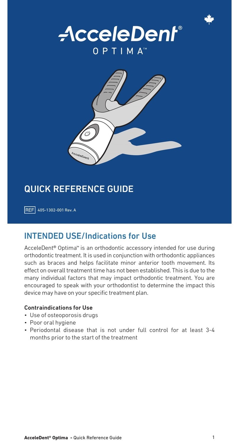 AcceleDent Optima Quick reference guide