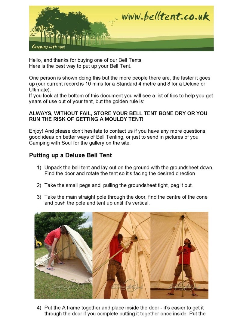 Bell Tent Deluxe manual