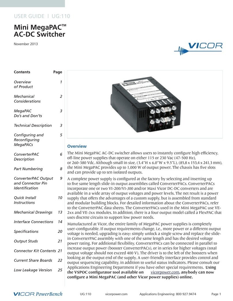 VICOR Mini MegaPAC user guide