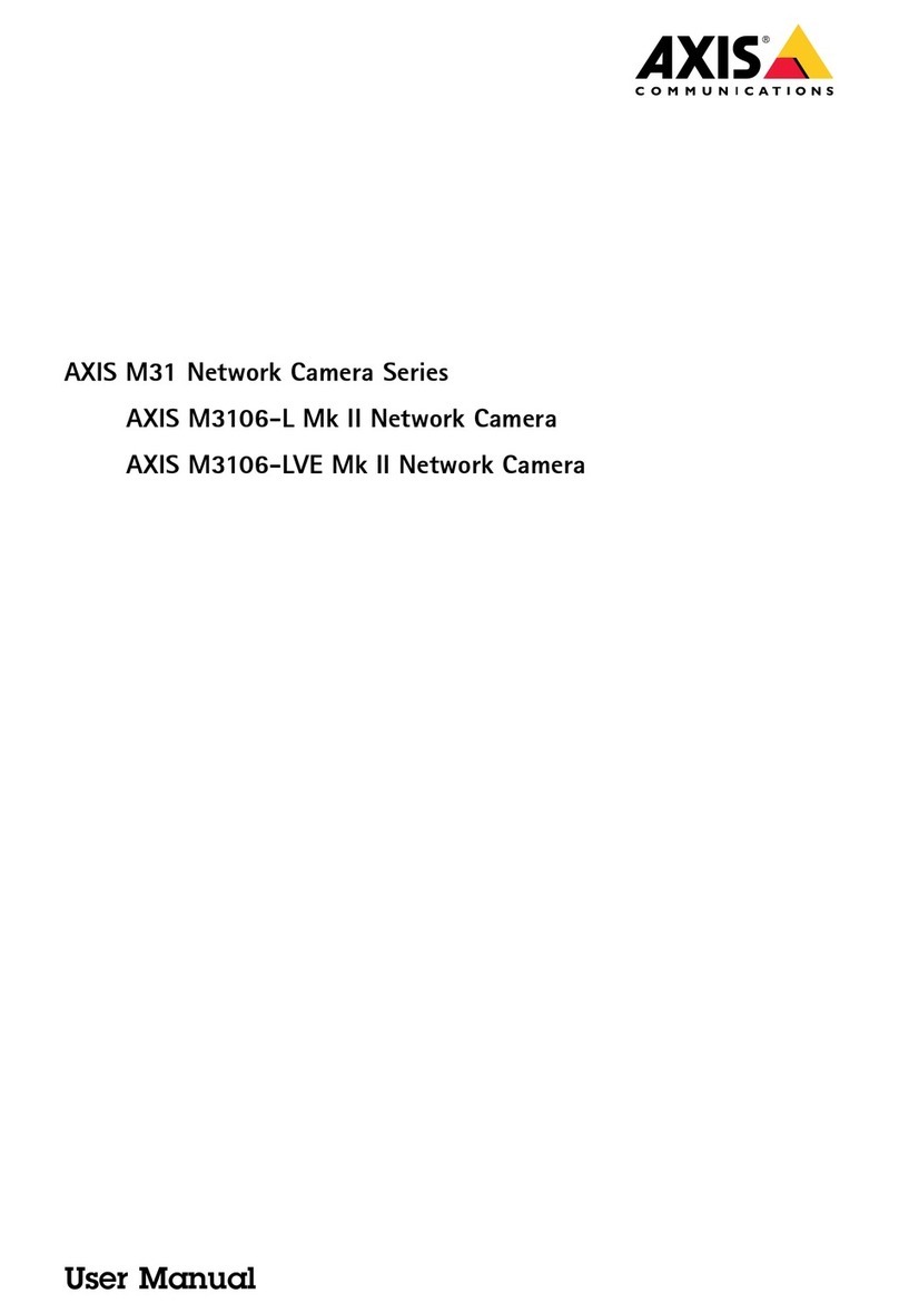 Axis M31 SERIES User manual