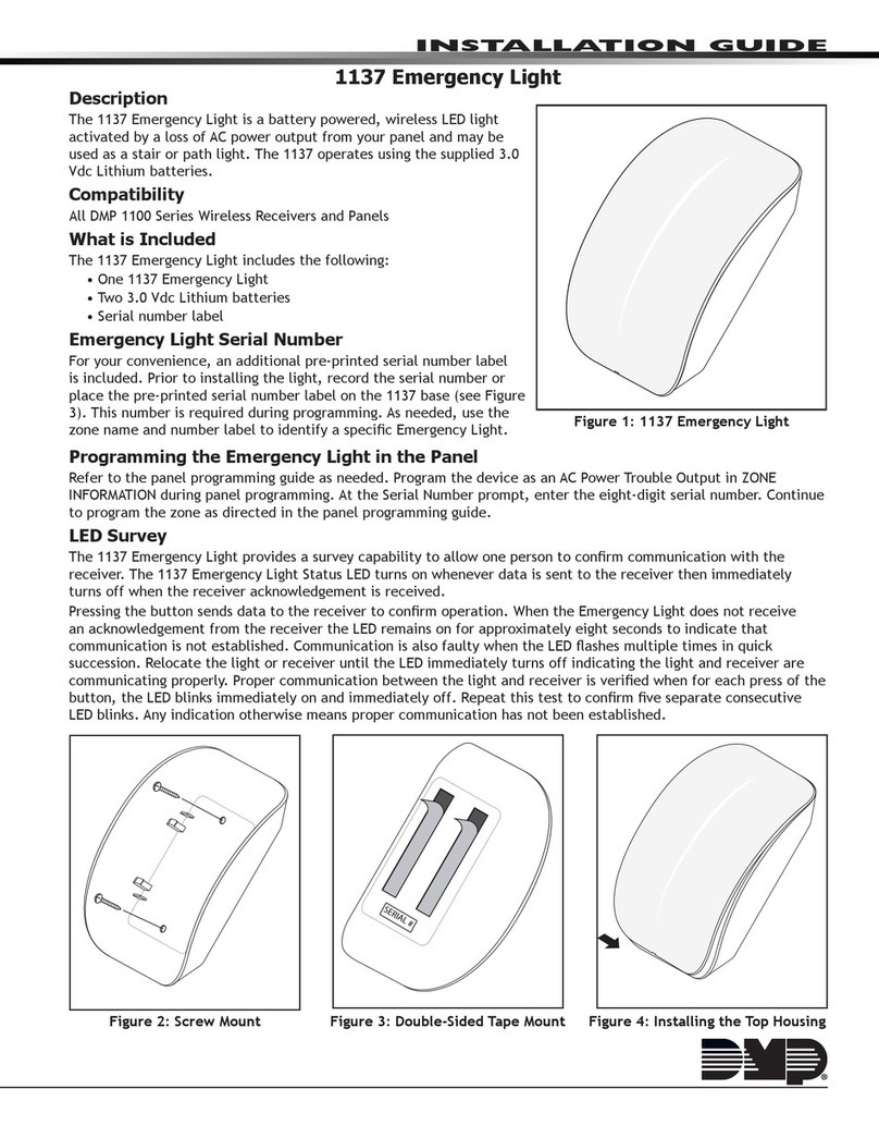 DMP Electronics 1137 installation guide
