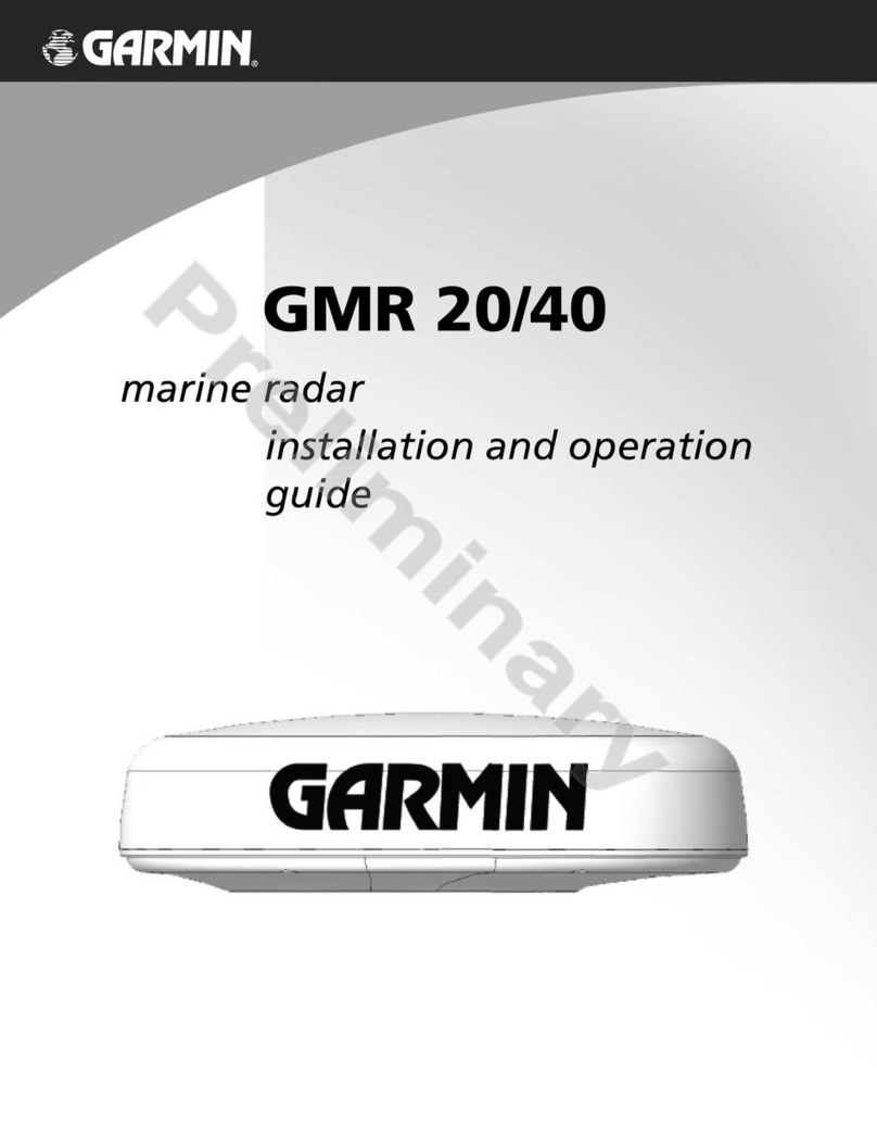 Garmin GMR 40 Operating instructions