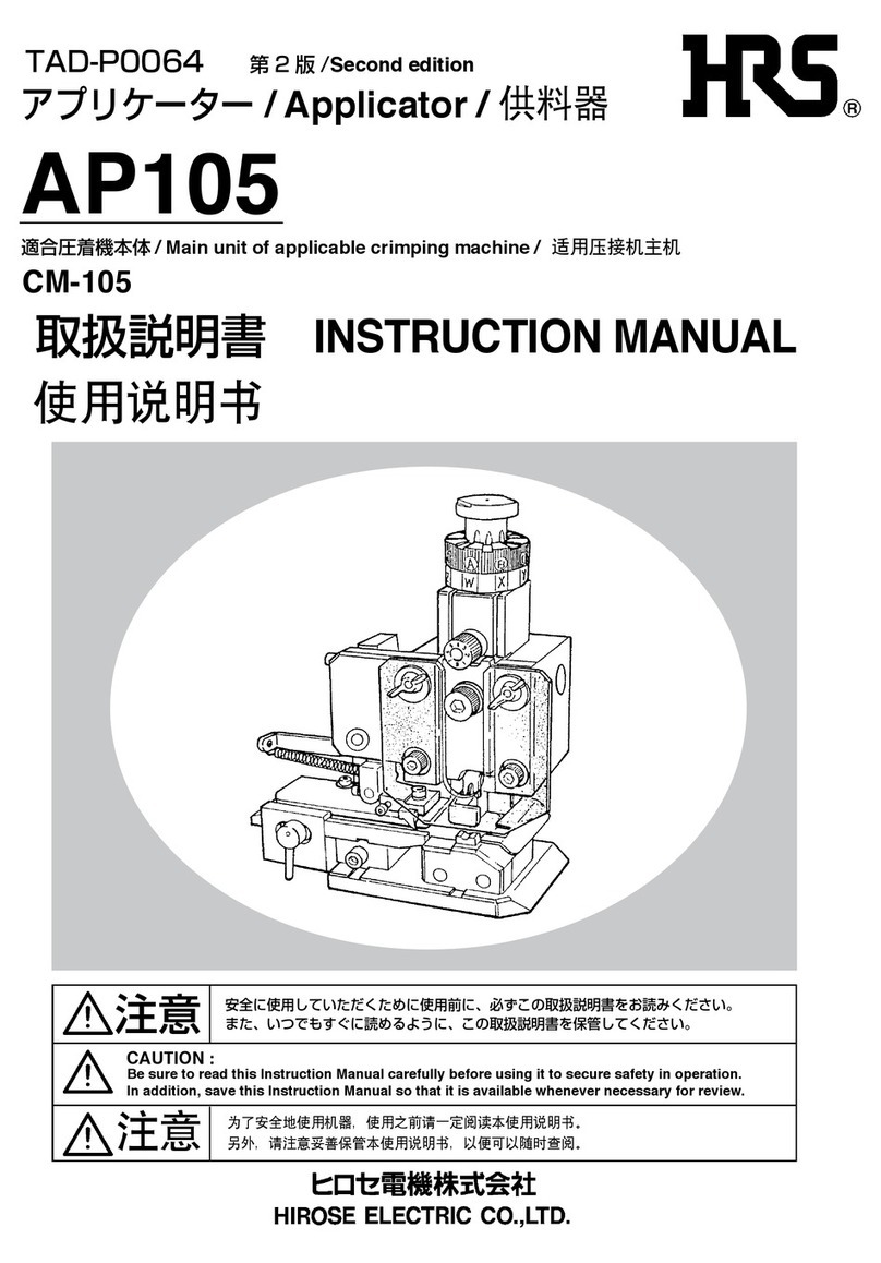 HRS CM-105 User manual