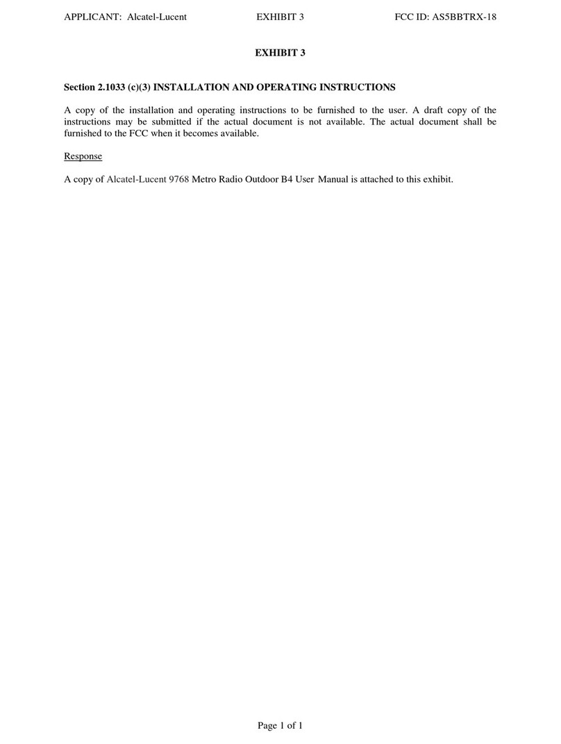 Alcatel-Lucent 9768 user manual