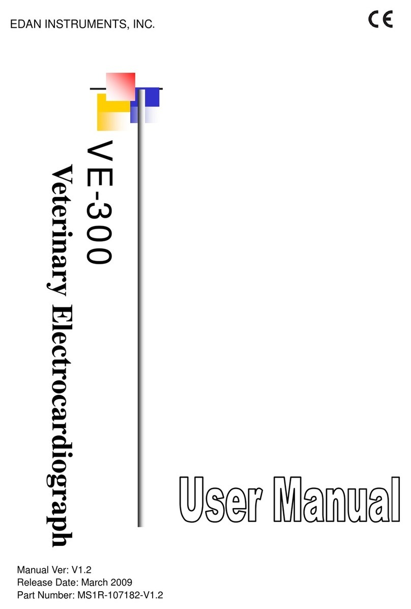 Edan Instruments, Inc. VE-300 user manual