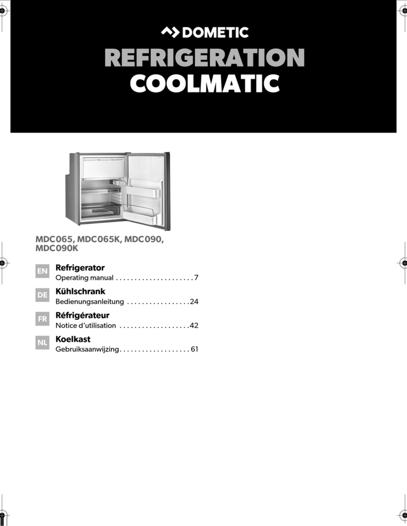 Dometic CoolMatic MDC065 User manual