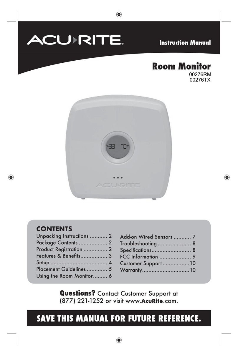 ACU-RITE 00276RM User manual ACU-RITE 00276RM User manual