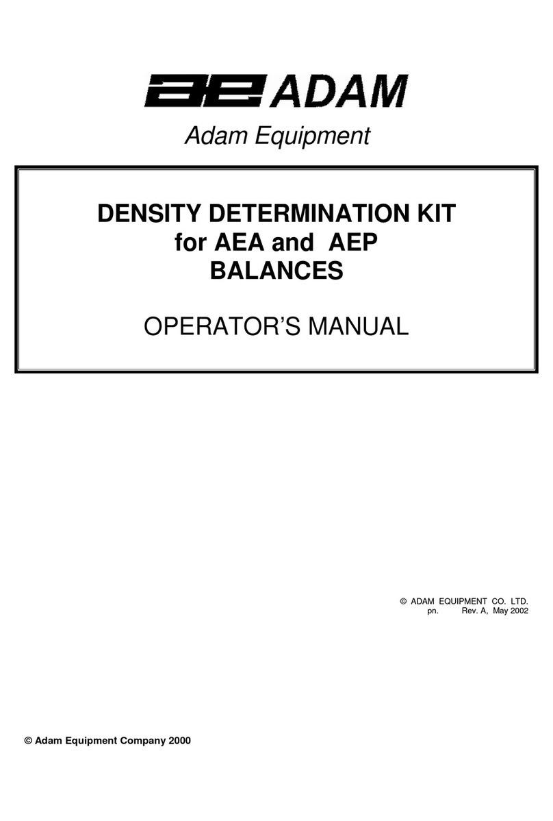 Adam Equipment AEA Series User manual