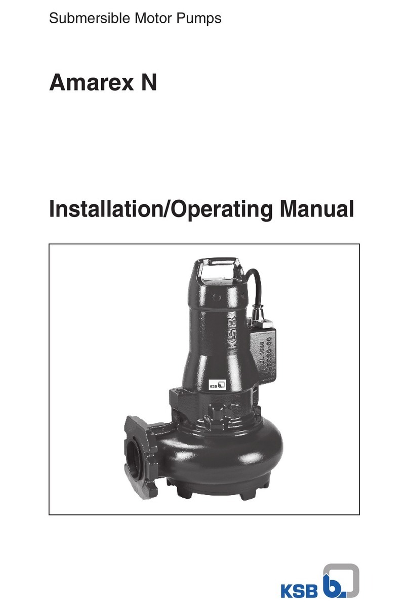 KSB Amarex N series Installation & operating manual KSB Amarex N series Installation & operating manual