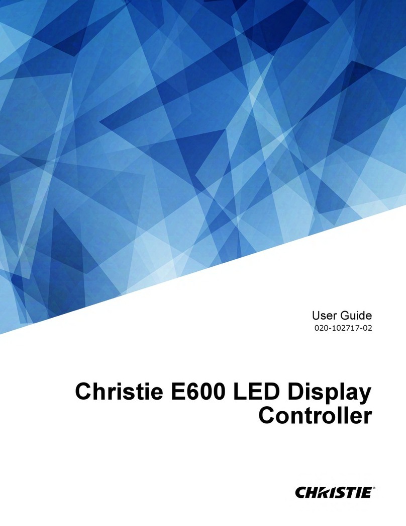 Christie Velvet CorePlus E600 user guide