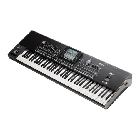 Korg PA3X Service manual