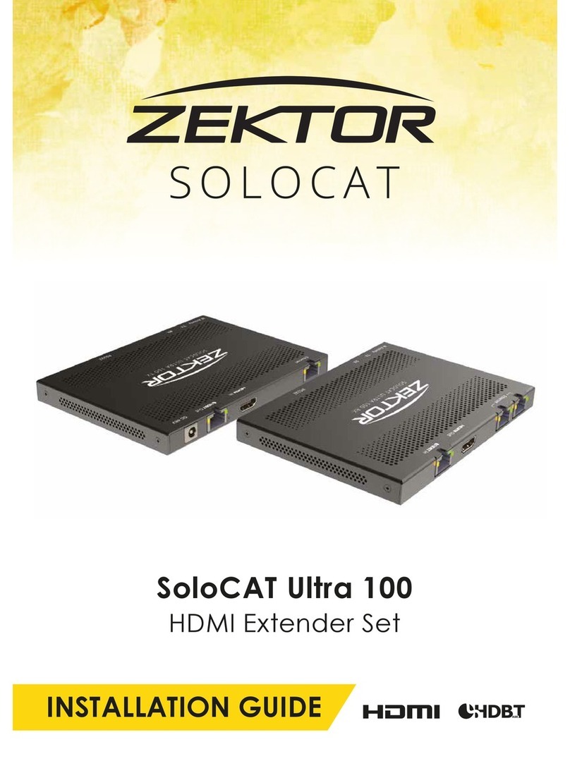 Zektor SoloCAT Ultra 100 installation guide