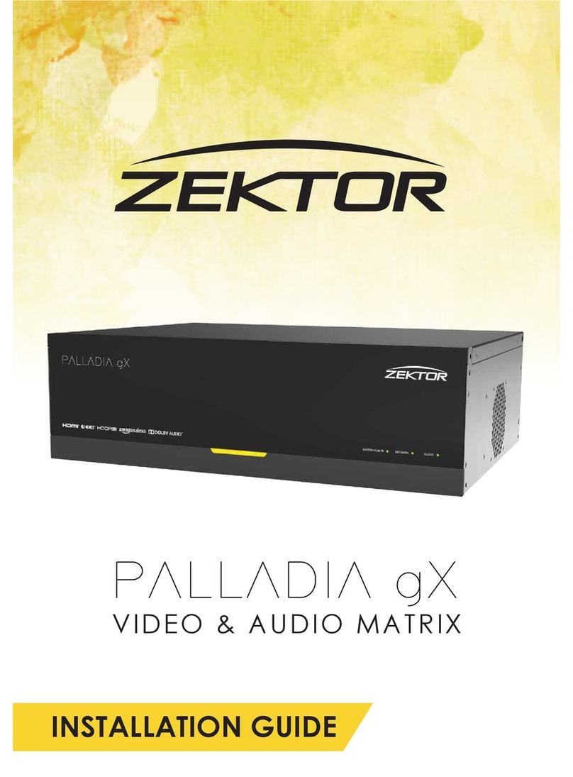 Zektor Palladia gX installation guide