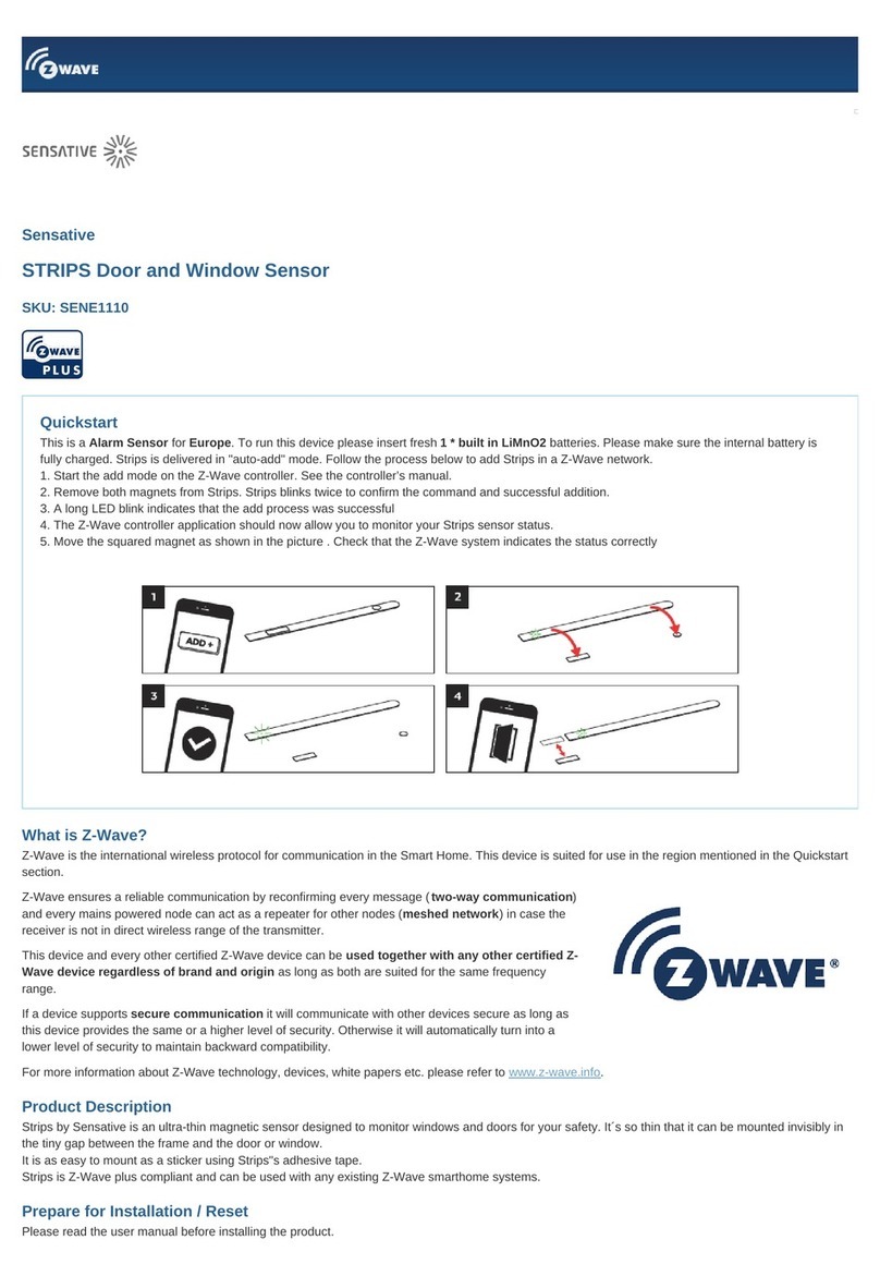 Sensative SENE1110 quick start
