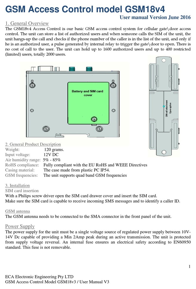 ECA GSM18v4 user manual