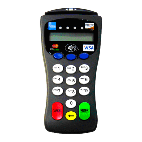 XAC 8002R PIN PAD User manual