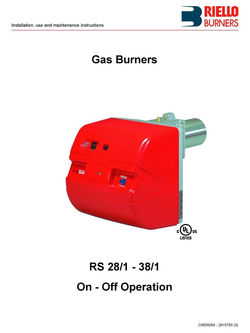 Riello RS 28/1 Quick start guide Riello RS 28/1 Quick start guide