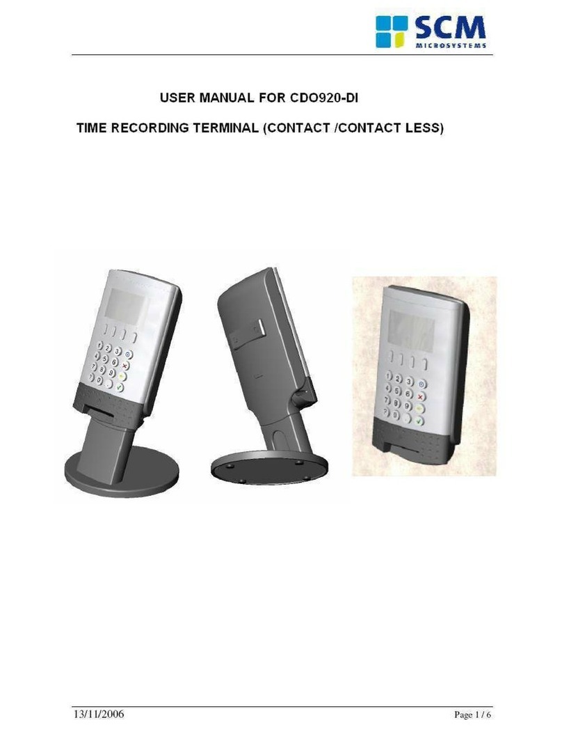 SCM CDO920-DI User manual