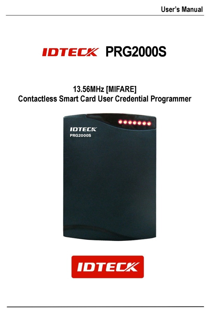 IDTECK PRG2000S user manual
