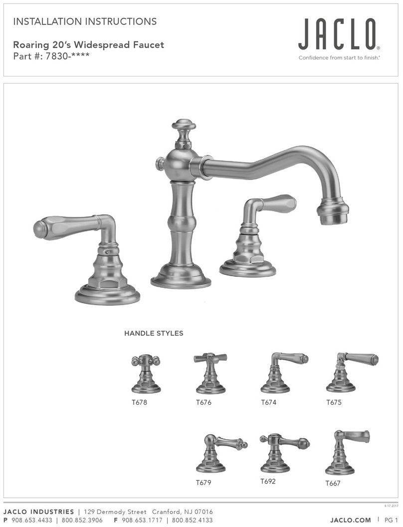 JACLO Roaring 20’s 7830-T678 installation instructions