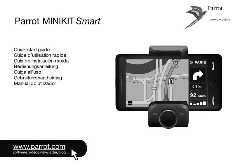 Parrot MINIKIT Smart User manual Parrot MINIKIT Smart User manual