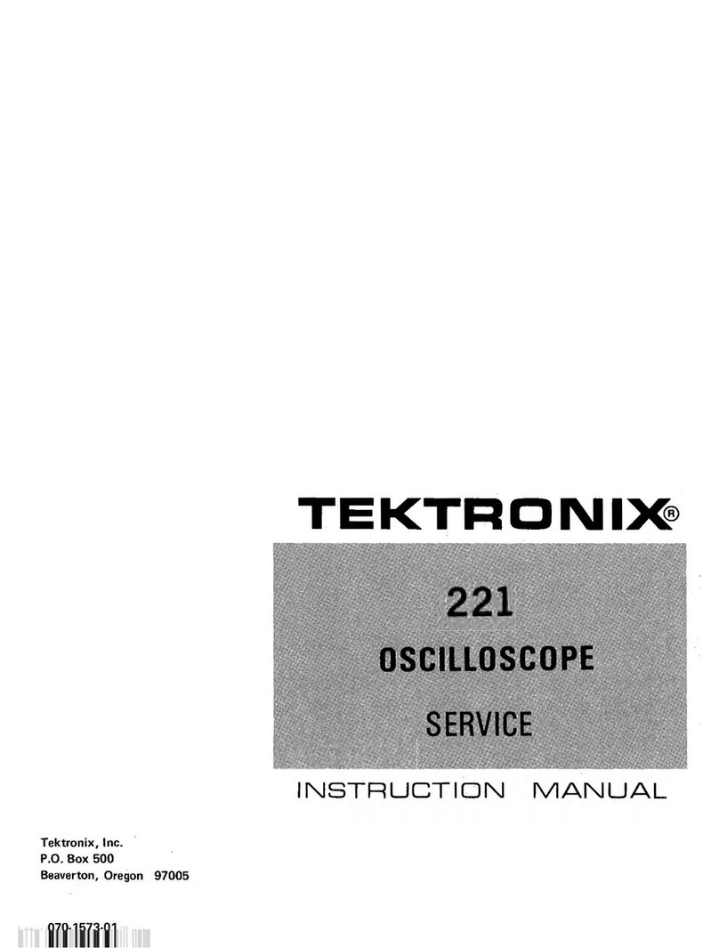 Tektronix 221 User manual