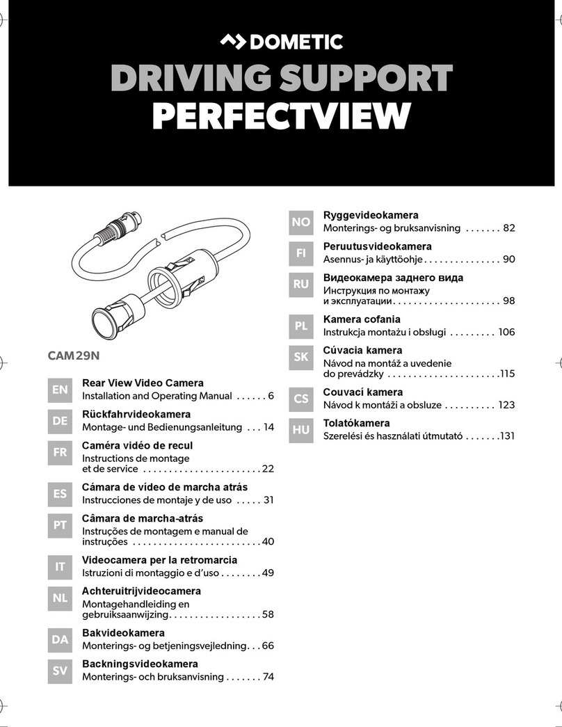 Dometic PerfectView CAM29N User manual
