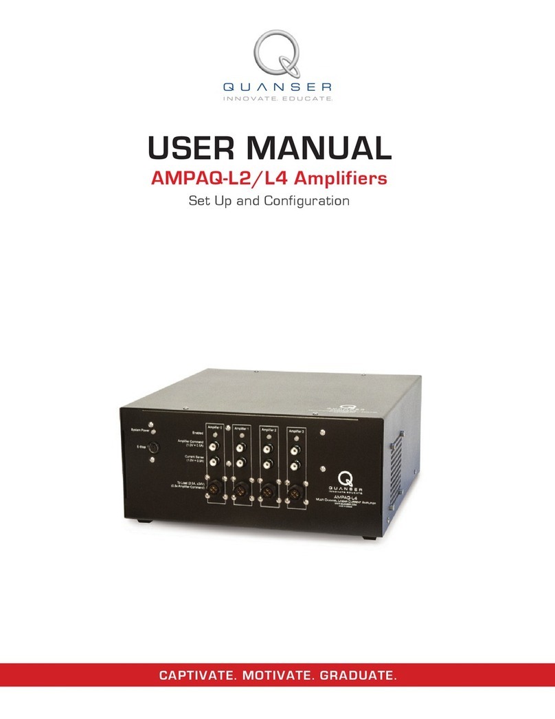 Quanser AMPAQ-L2 User manual