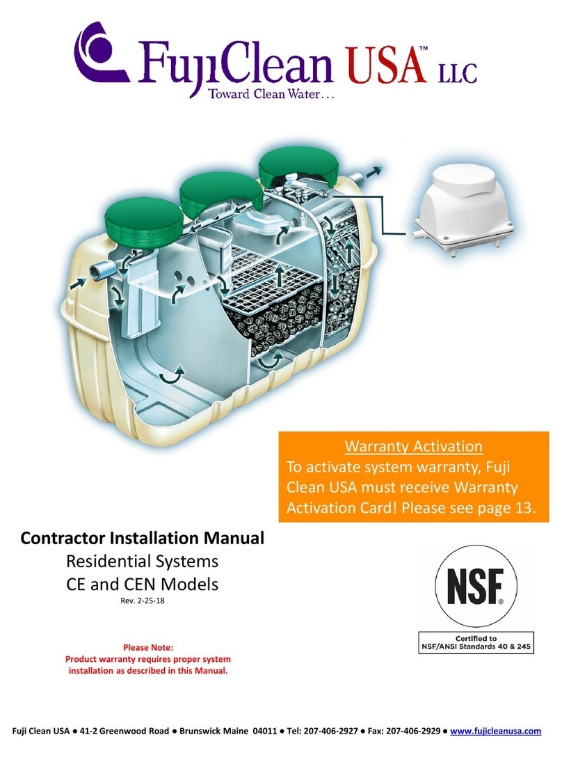 FujiClean Residential CE Series User manual