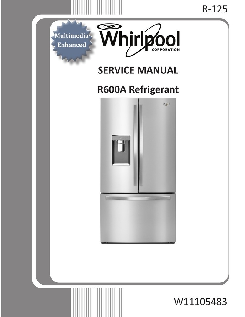 Whirlpool R600A Service manual