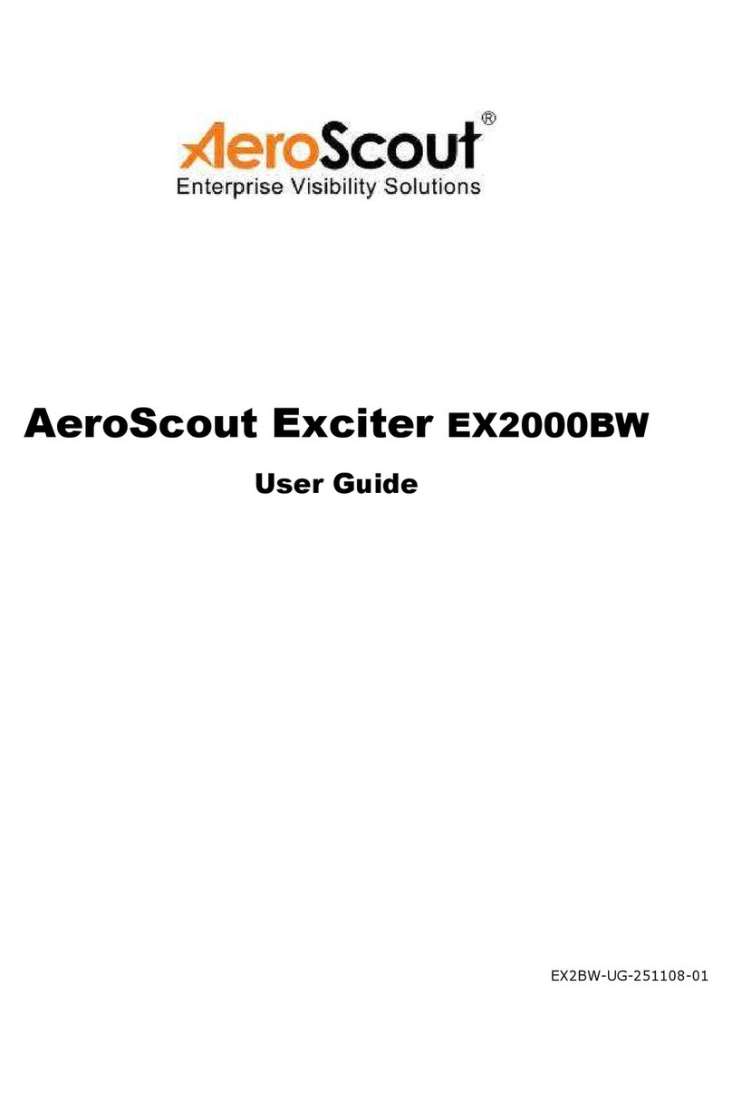 AeroScout AeroScout Exciter EX2000BW User manual