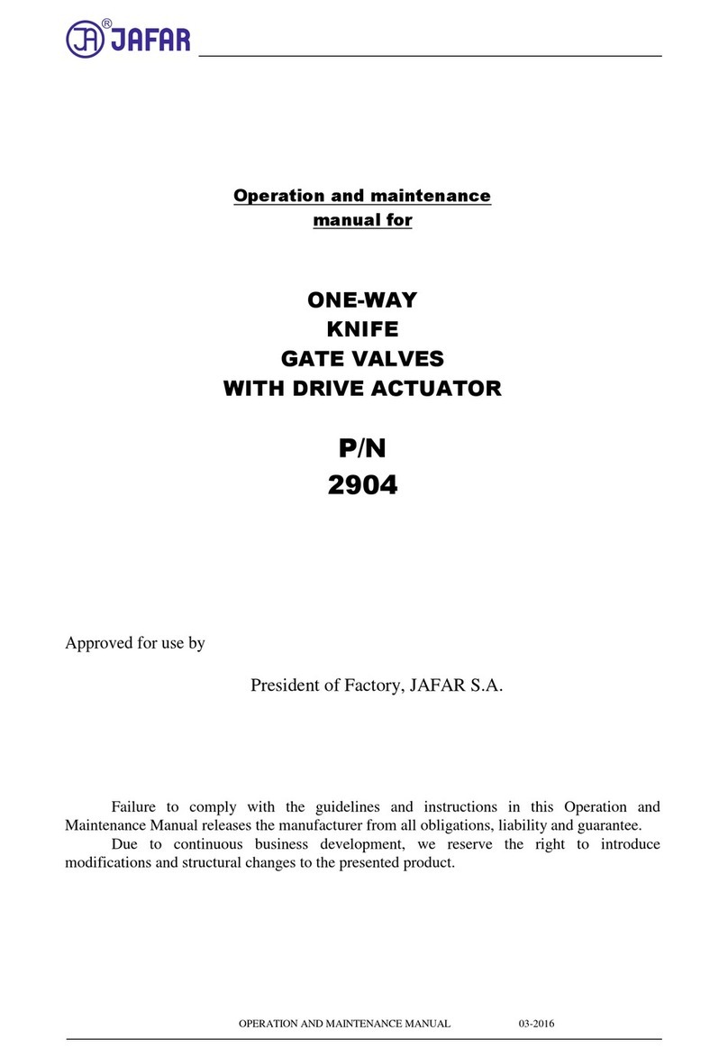 Jafar 2904 Operation and maintenance manual Jafar 2904 Operation and maintenance manual