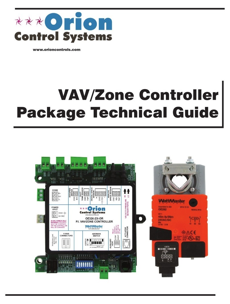 Orion Control Systems OE326-23I-OR Package Technical Guide Orion Control Systems OE326-23I-OR Package Technical Guide