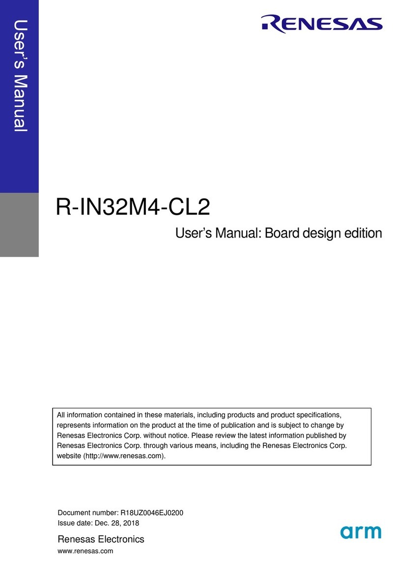 Renesas R-IN32M4-CL2 TESSERA User manual