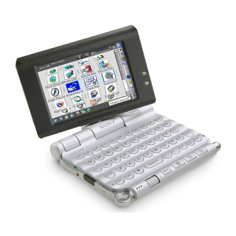 Sony PEG-UX50 - Clie Handheld User manual